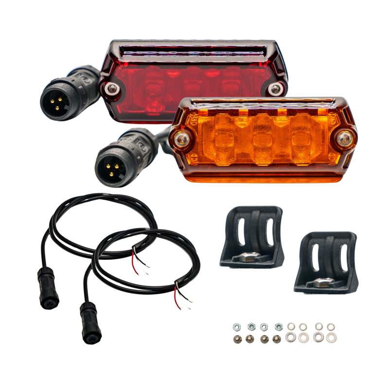 Nacho Offroad Technology NANO Red and Amber Scene Light Kit NAN412