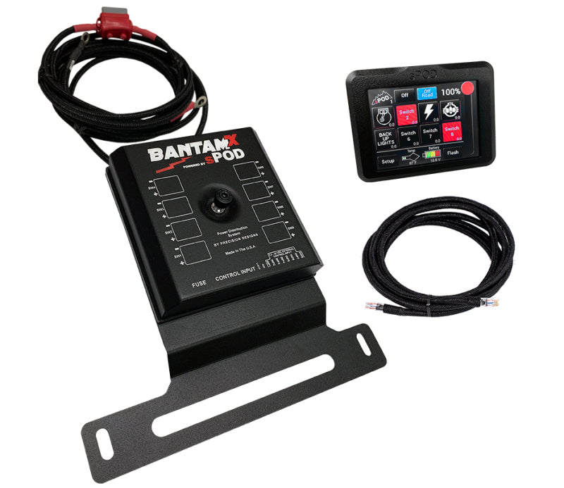 SPOD BantamX Touchscreen for Jeep JL/JT – Part Number 870040