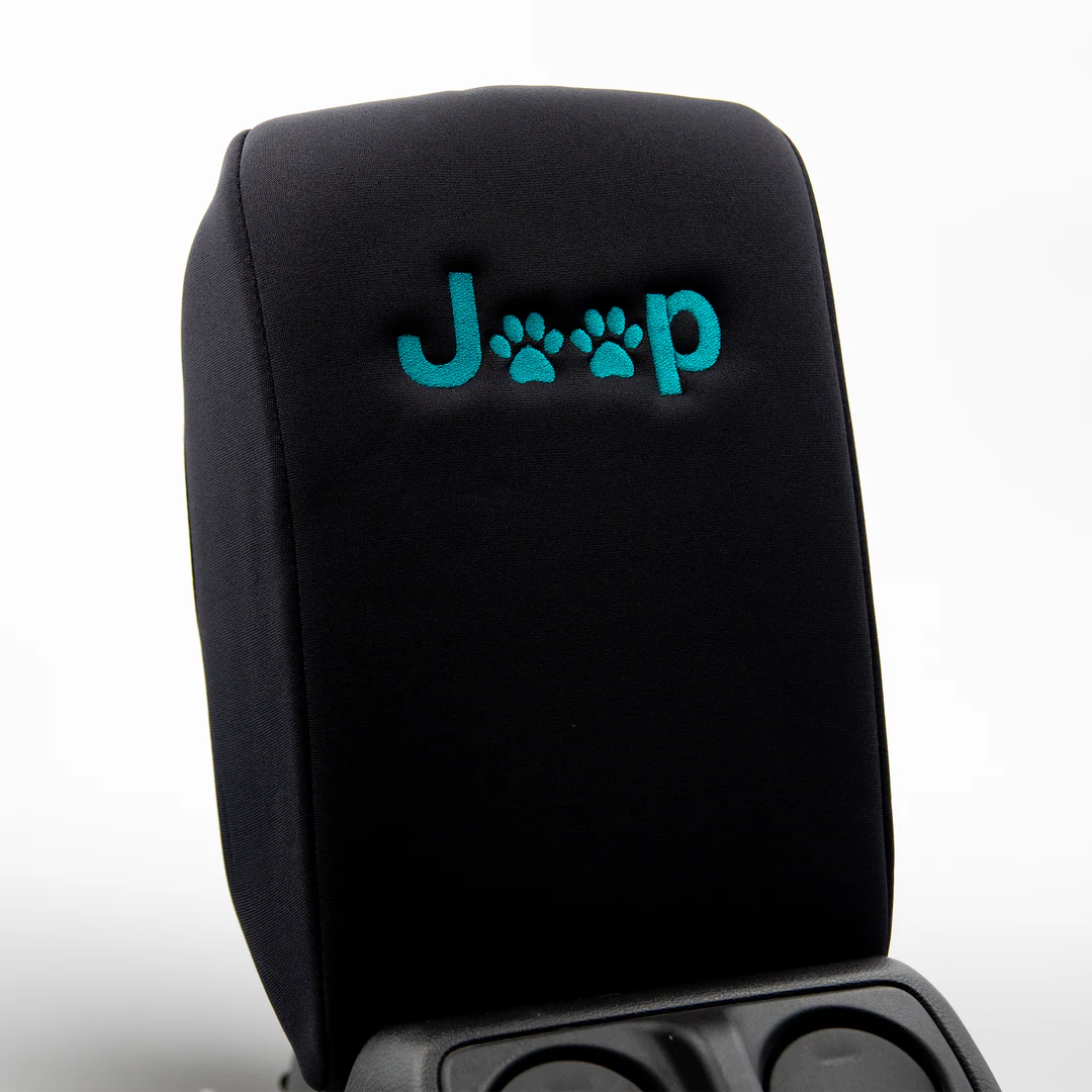 Distinction Applied Embroidered Center Console Armrest Cover "Paw Print"