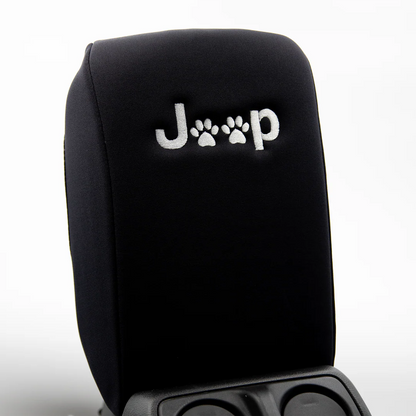 Distinction Applied Embroidered Center Console Armrest Cover "Paw Print"