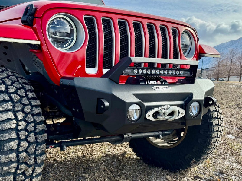 Rock Slide Engineering BPS-1010 Shorty Front and Full Rear Bumper Combo for 2018-2025 Jeep Wrangler JL 2-4 Door