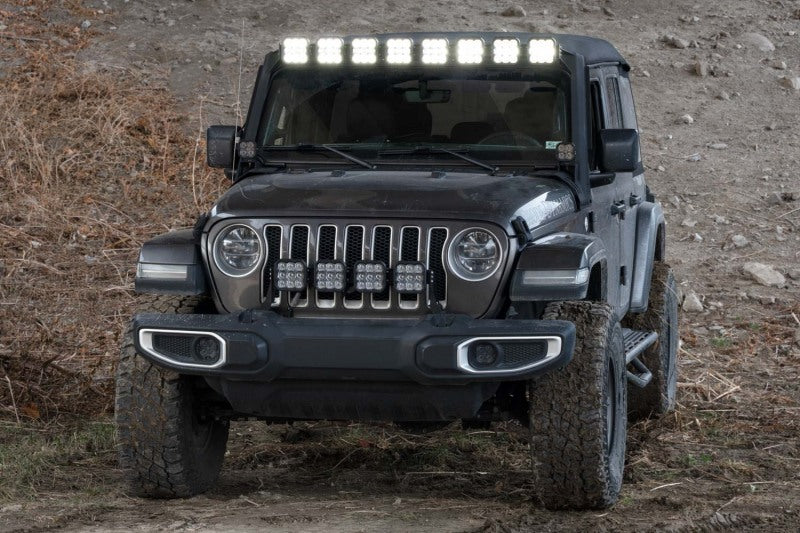 Diode Dynamics DD6821 Jeep JL Wrangler SS5 Sport CrossLink Windshield White Combo Lightbar Kit