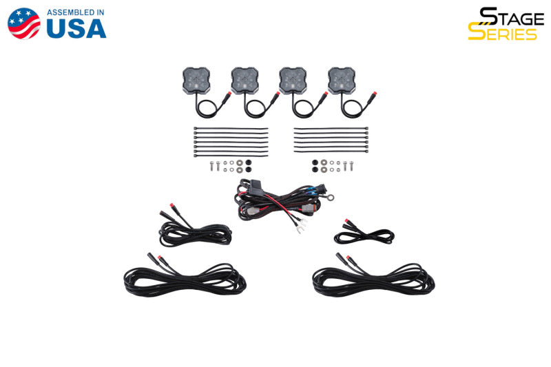 Diode Dynamics DD7740 Stage Series RGBW Rock Light Installer Kit