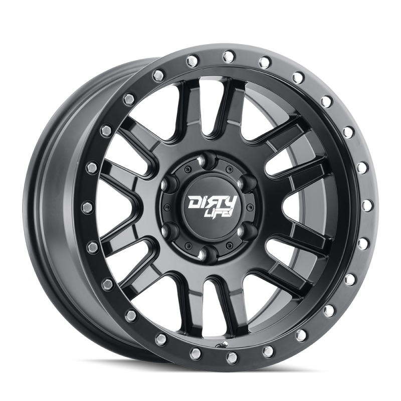 Dirty Life Canyon Pro 9309 17x9 Matte Black Wheel 9309-7973MB12