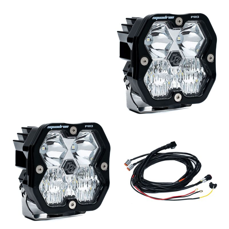Baja Designs Squadron 2.0 Pro LED Driving/Combo Lights, Pair - 4978032