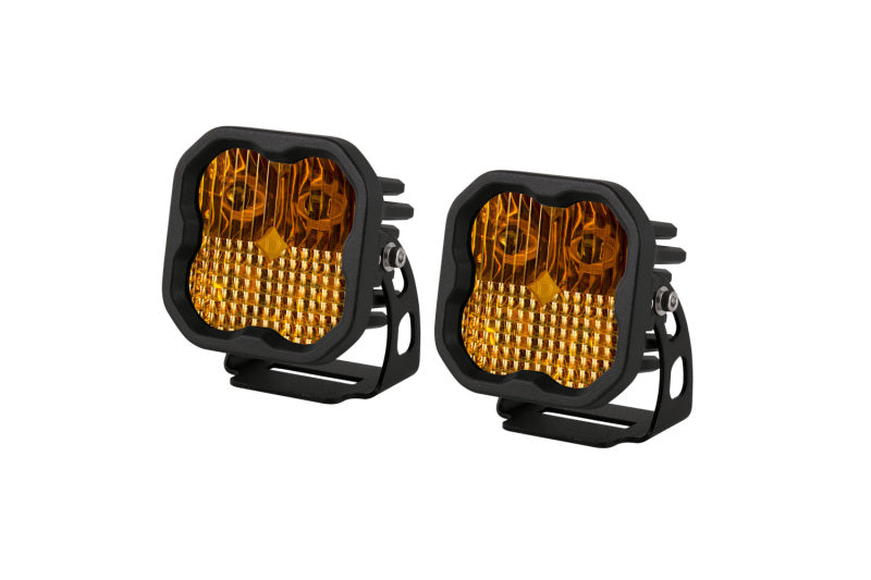 Diode Dynamics SS3 Max ABL Yellow Combo Standard LED Pods, Pair - DD6970P