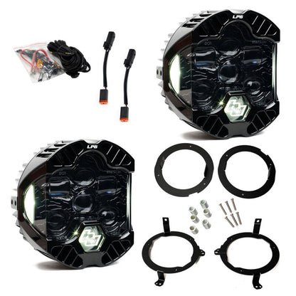 Baja Designs 448313 DOT LP6 LED Headlight Kit for Jeep Wrangler JL and Gladiator JT