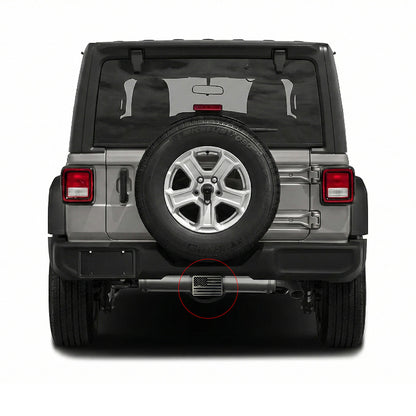 American Flag Cast Aluminum Hitch Cover - MADE IN THE USA