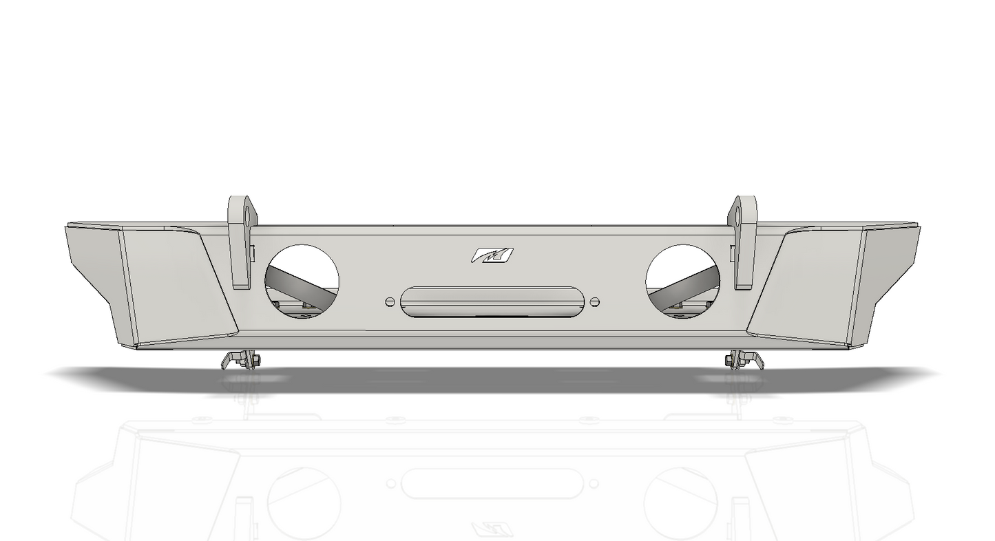 Crusher HD Front Bumper for Jeep JK/JKU