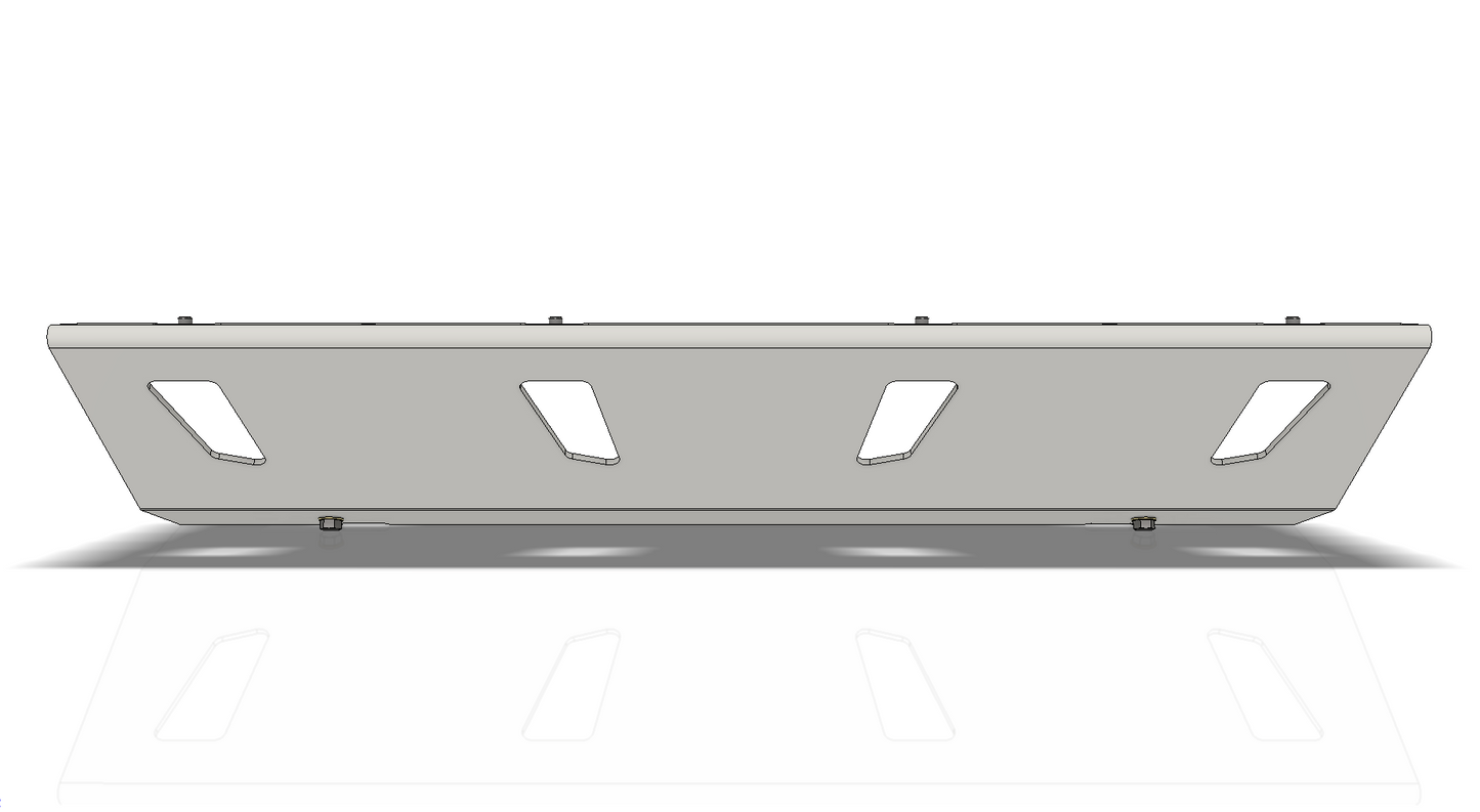 Skid Plate for Crusher HD Front Bumper for Jeep JL JT
