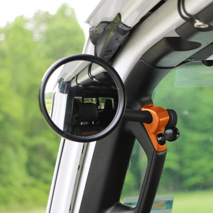 A-PILLAR SIDE MIRRORS FOR 2018 - 2023 JEEP WRANGLER JL & GLADIATOR - CMM OFFROAD