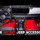 Dirt Road Cred Products LLC Front Jeep Wrangler & Gladiator High Power Floor Light Kit
