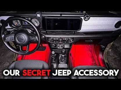 Dirt Road Cred Products LLC Front Jeep Wrangler & Gladiator High Power Floor Light Kit
