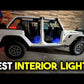 Dirt Road Cred Products LLC Full Jeep Interior Lighting Kit for Jeep Wrangler and Gladiator