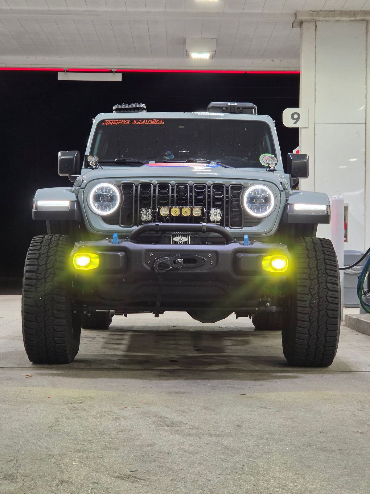 Amber Fog Light Overlay for JL Wrangler and Gladiator