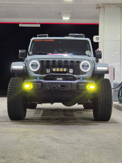 Amber Fog Light Overlay for JL Wrangler and Gladiator