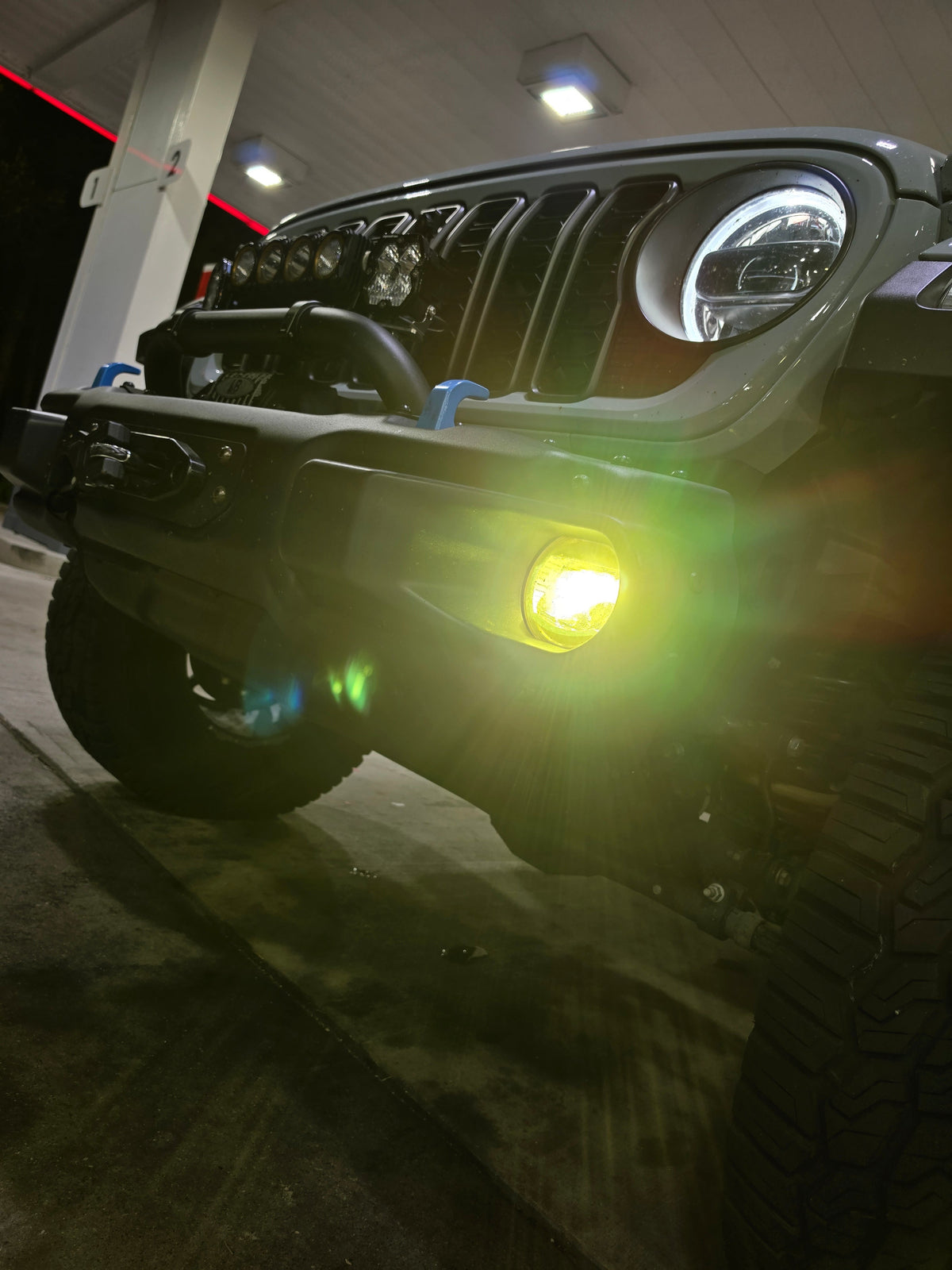 Amber Fog Light Overlay for JL Wrangler and Gladiator